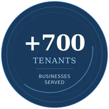 +700 Tenants — businesses served